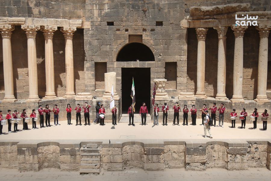 Bosra al-Sham menjadi tuan rumah kelompok pramuka Gereja St. George