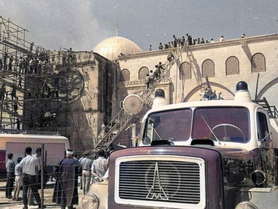 57 tahun setelah pembakaran, Kegubernuran Yerusalem memperingatkan upaya Israel untuk mengubah status quo di Masjid Aqsa