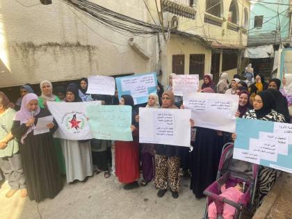 Tangisan para pengungsi perempuan Palestina: Kampanye perempuan di kamp-kamp Lebanon menentang pemotongan anggaran UNRWA