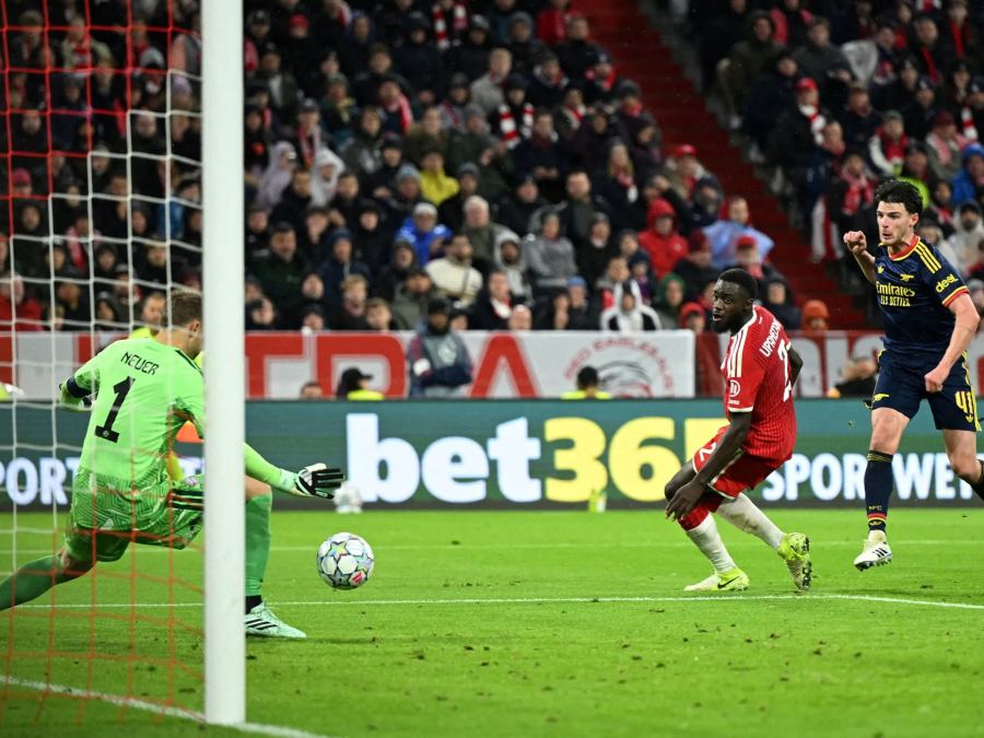 Declan Rice meraih hasil imbang Arsenal di Bayern Munich di Liga Champions