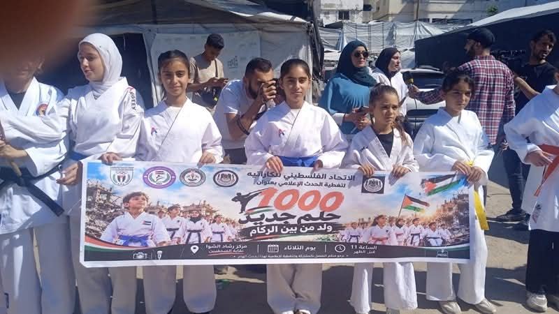 Seribu atlet muda mewujudkan impian mereka saat karate membawa harapan bagi Gaza yang dilanda perang
