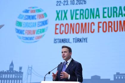 Ambisi energi Türkiye dan hubungan keuangan Eurasia mendominasi Forum Ekonomi Verona