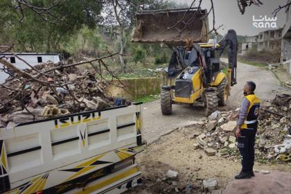 Idlib memulai pembersihan puing tahap kedua setelah membersihkan 1,3 juta m³