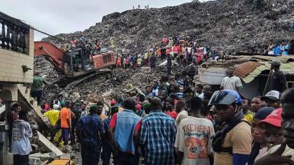 Runtuhnya TPA Guinea menewaskan sedikitnya 30 orang di Conakry