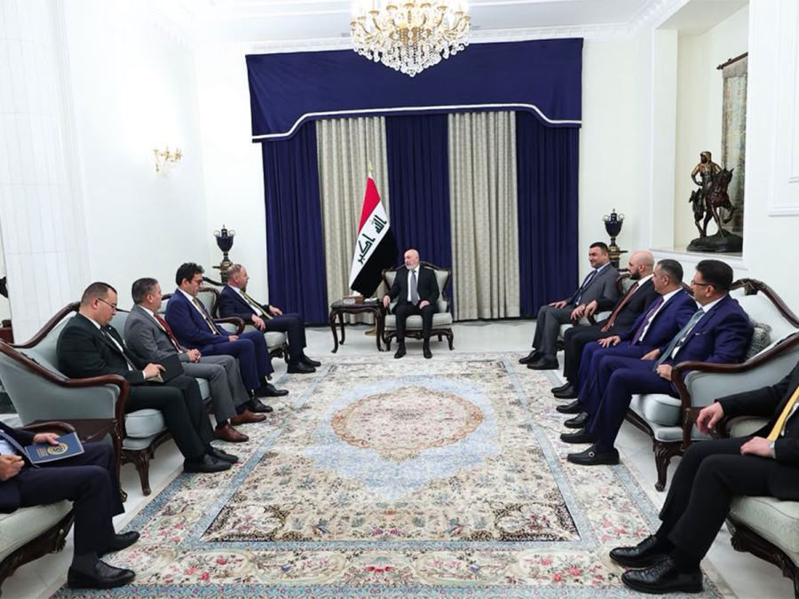 Presiden Irak Membahas Perkembangan Regional dengan Penjabat Menteri Luar Negeri Libya