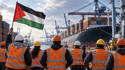 Para pekerja di 100 pelabuhan bertindak menentang mempersenjatai Israel ketika boikot menghantam rantai pasokan