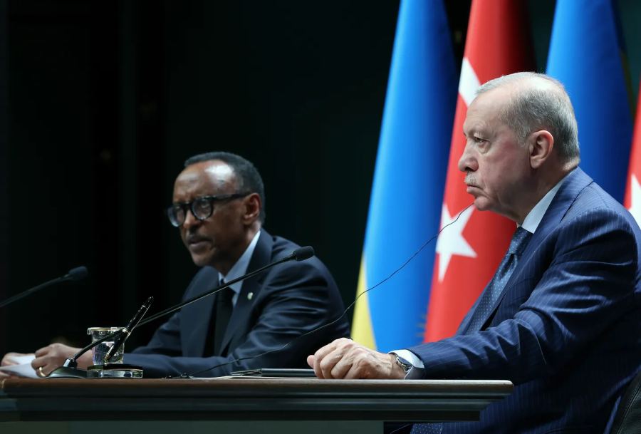 Presiden Erdogan membahas perdamaian regional, hubungan dengan Rwanda, dan para pemimpin Kongo