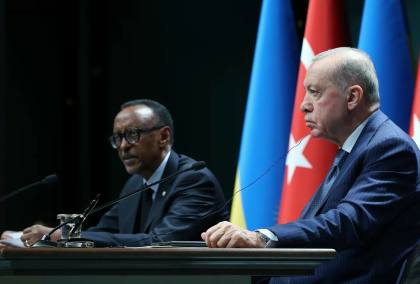 Presiden Erdogan membahas perdamaian regional, hubungan dengan Rwanda, dan para pemimpin Kongo