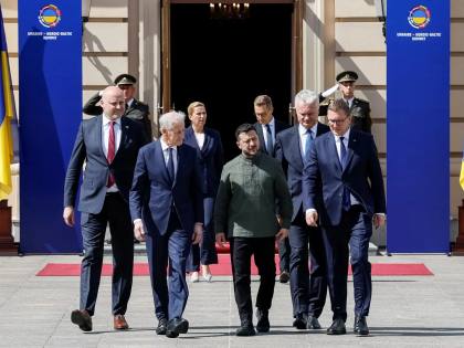 Sekutu Ukraina berkumpul di Kyiv saat Zelensky mencari peningkatan pertahanan udara