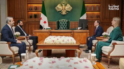 Presiden al-Sharaa menerima Menteri Luar Negeri Norwegia di Damaskus