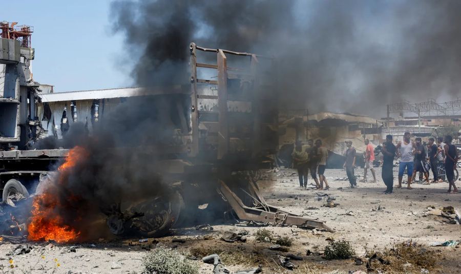 Serangan drone Israel menewaskan dua warga Palestina di tenda pengungsian Gaza