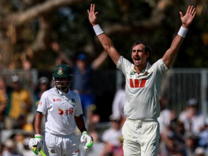 Australia membalas saat 18 gawang jatuh pada hari pertama Tes Bangladesh kedua