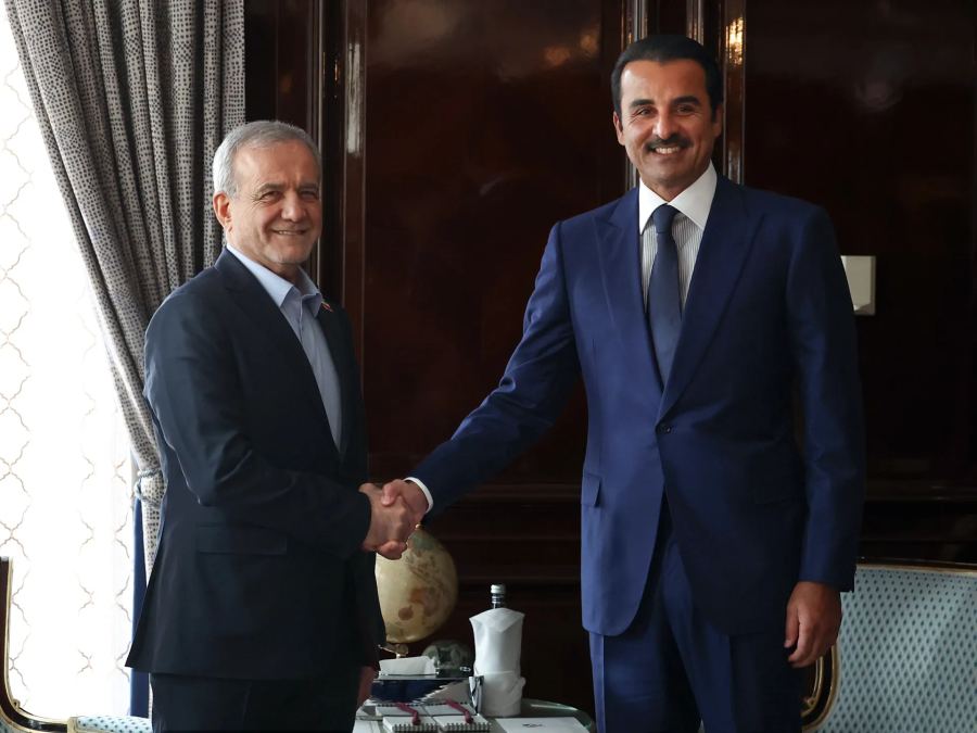 Emir Qatar bertemu dengan Pezeshkian Iran di Moskow