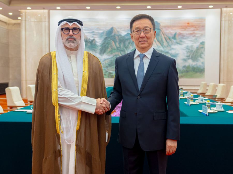 Wakil Presiden Tiongkok, Menlu Kuwait Bahas Perkembangan Regional dan Internasional