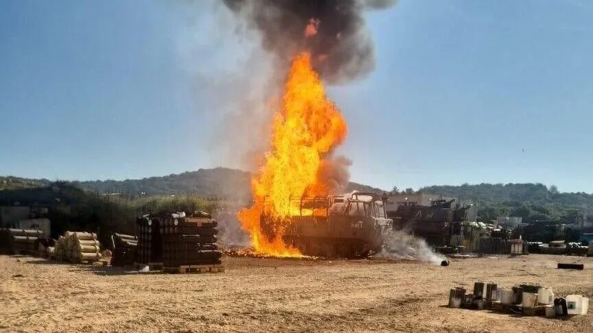 2 drone menargetkan lokasi di Irak utara, memicu kebakaran