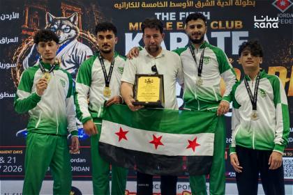 Nawa Club memenangkan dua medali emas, dua perak di kejuaraan karate Timur Tengah